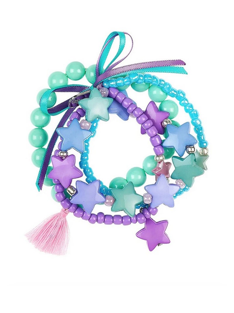 Bracelet Alouette étoile bleu Violet - Kiabi