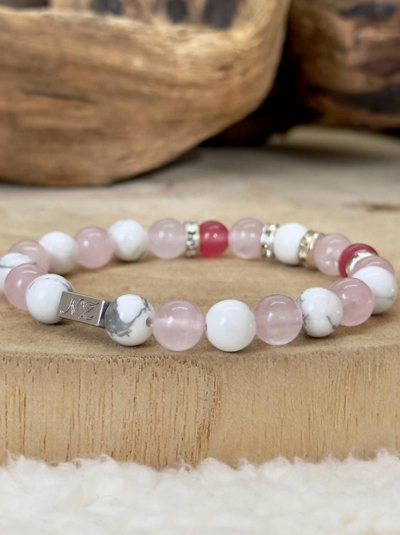Bracelet amour et passion Blanc - Kiabi