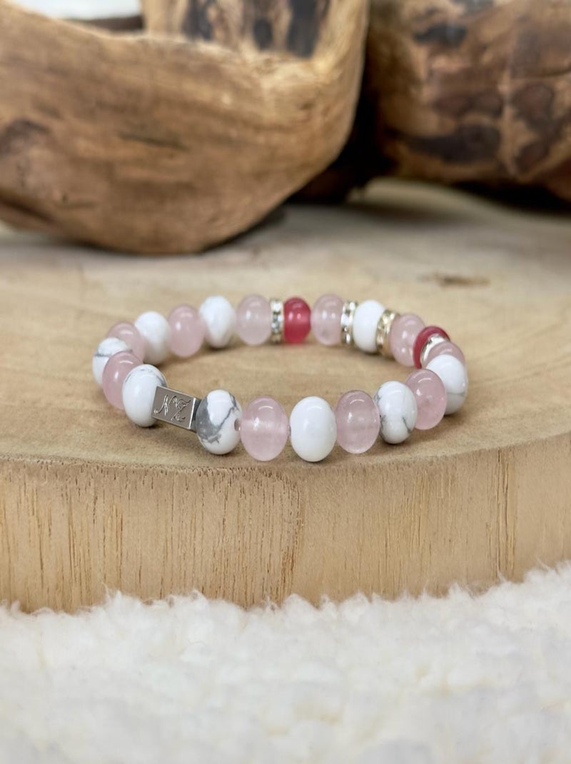 Bracelet amour et passion Blanc - Kiabi