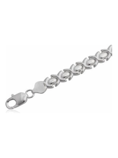 Bracelet argent maille épaisse, Bijoucolor - Kiabi