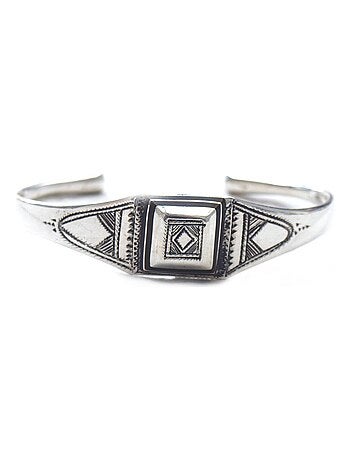 Bracelet argent traditionnel ethnique touareg artisanat, Bijoucolor