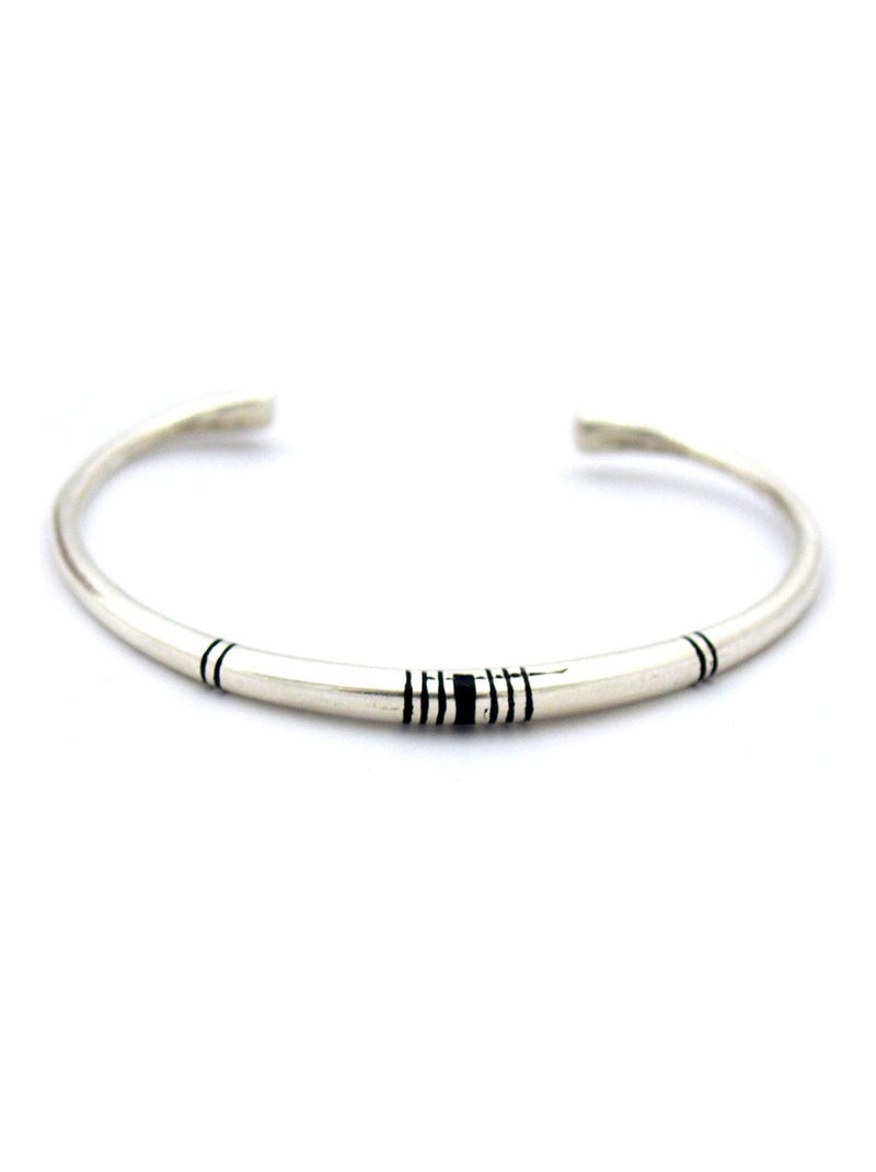 Bracelet arrondi rigide touareg, Bijoucolor Argent - Kiabi
