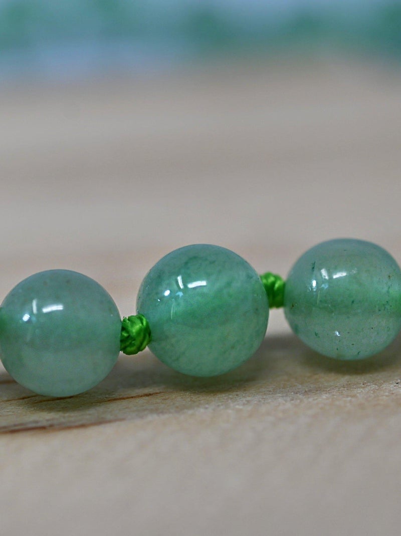 Bracelet Bébé - Pierres naturelles : Aventurine Vert - Kiabi