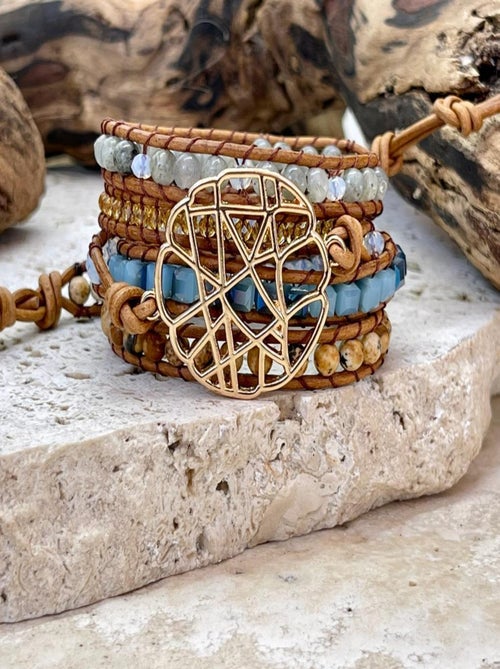 Bracelet Boho Chic en plaqué or - Kiabi