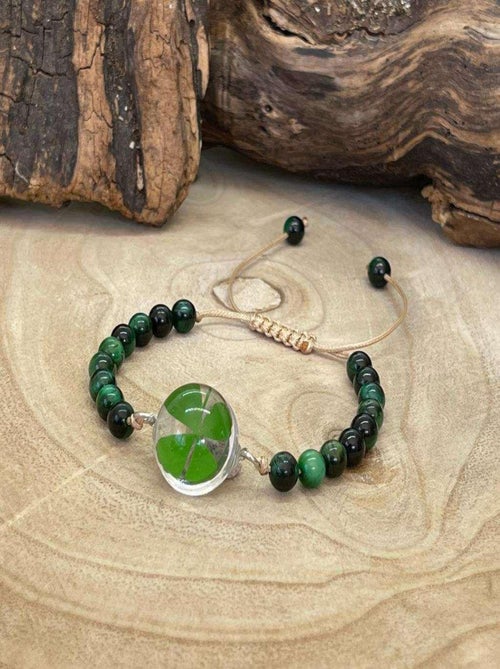 Bracelet chance en oeil de tigre - Kiabi