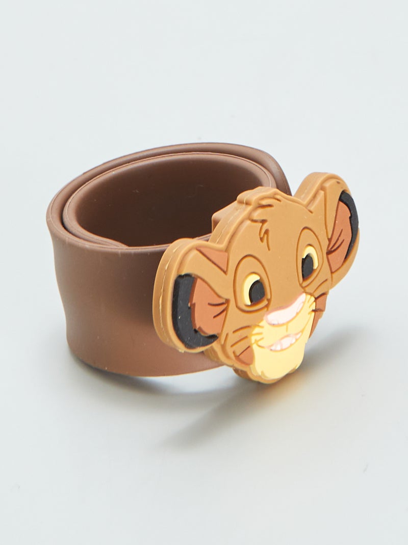 Bracelet clap 'Disney' 'Simba' Marron - Kiabi