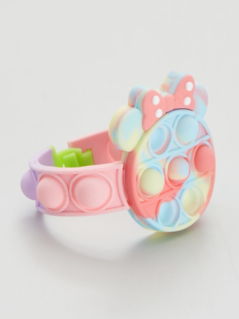 Bracelet clap pop it 'Minnie' - multicolore - Kiabi - 1.60€