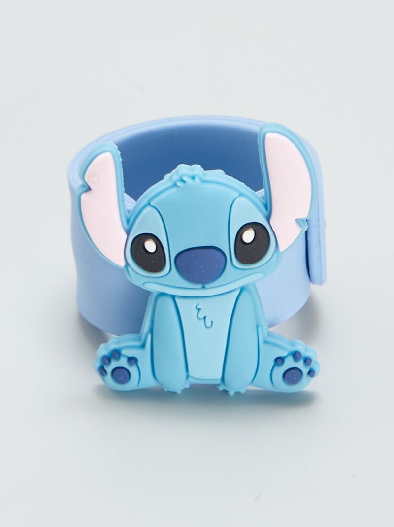 Bracelet clap 'Stitch' Bleu - Kiabi
