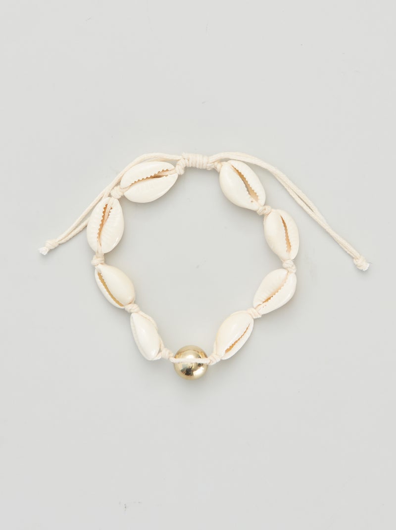 Bracelet coquillage Beige - Kiabi
