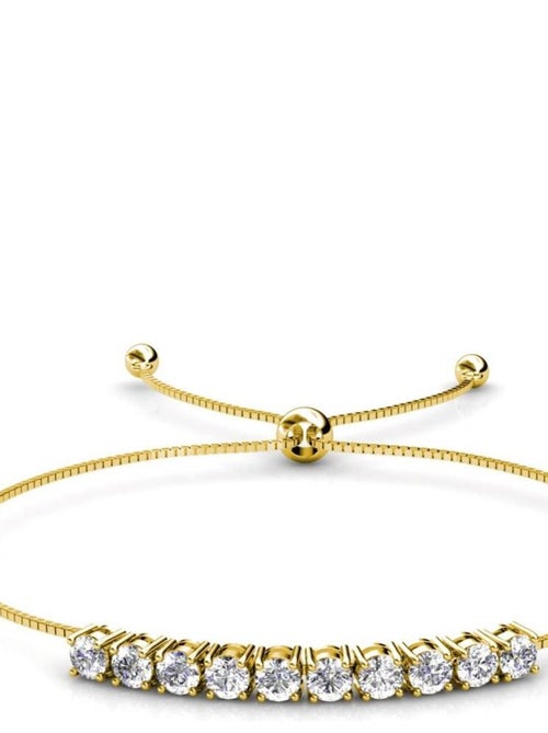 Bracelet Crystal Mia - Doré et Cristal - Kiabi