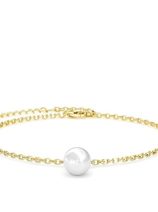 Bracelet Crystal Pearl - Doré et Cristal