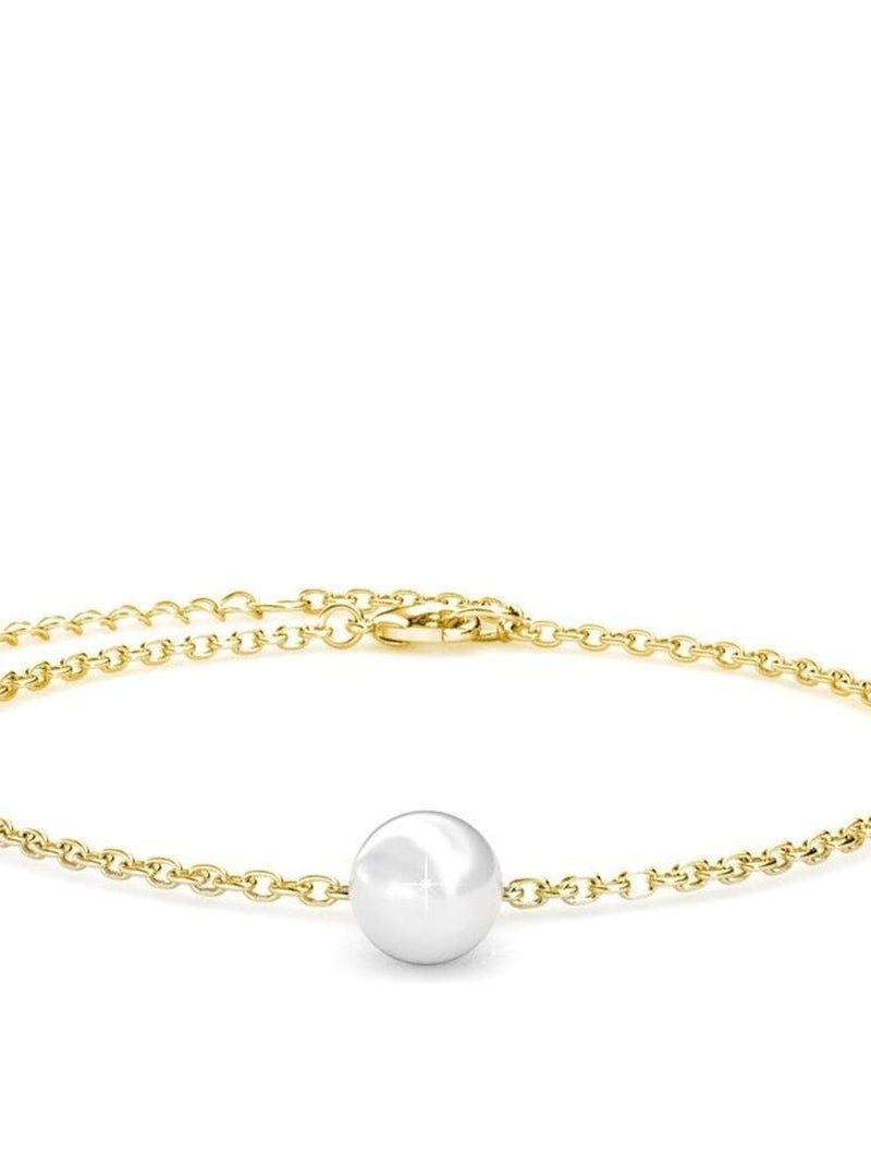 Bracelet Crystal Pearl - Doré et Cristal Doré/or - Kiabi
