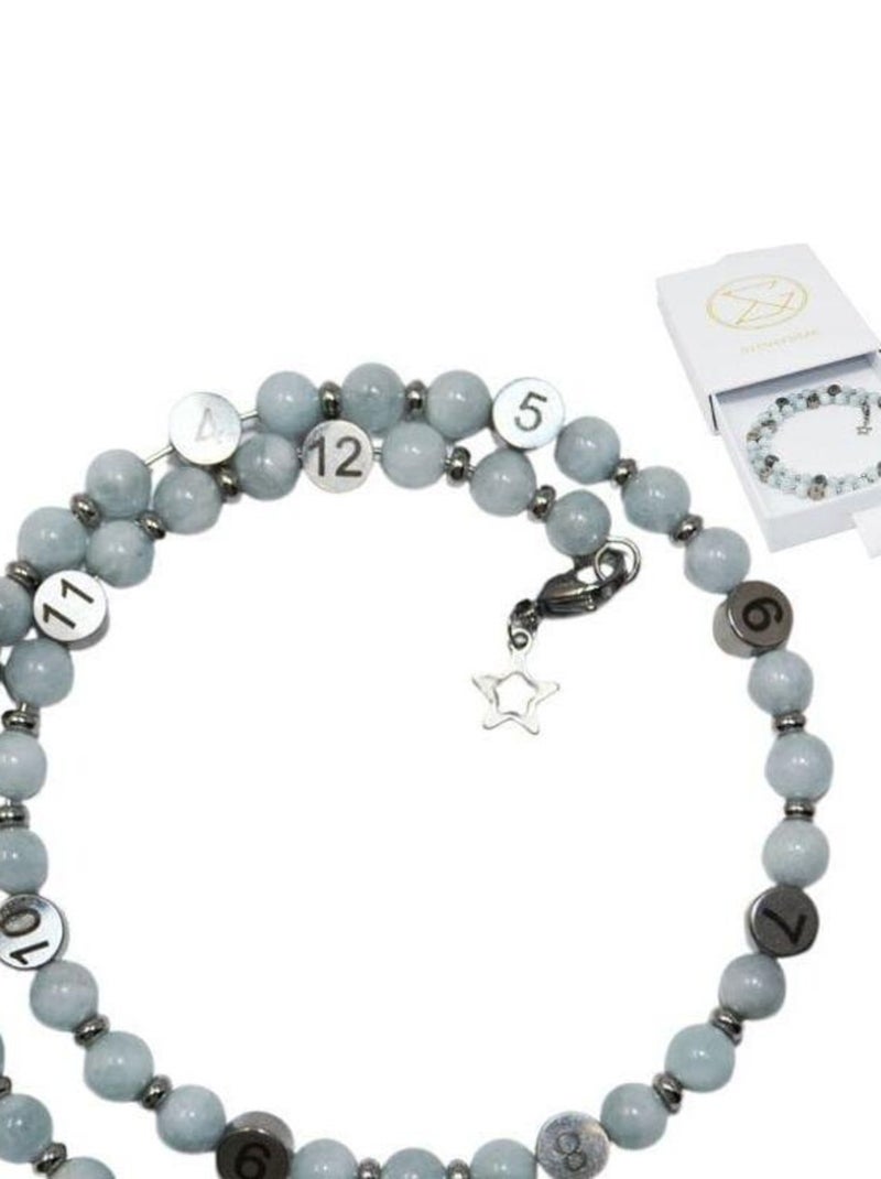 Bracelet d'allaitement - Aigue marine Bleu clair - Kiabi