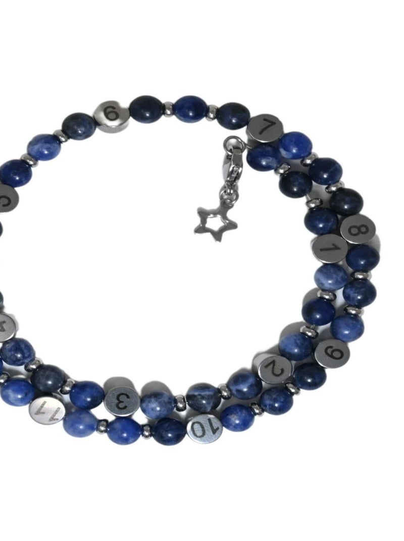 Bracelet d'allaitement - Sodalite Bleu foncé - Kiabi