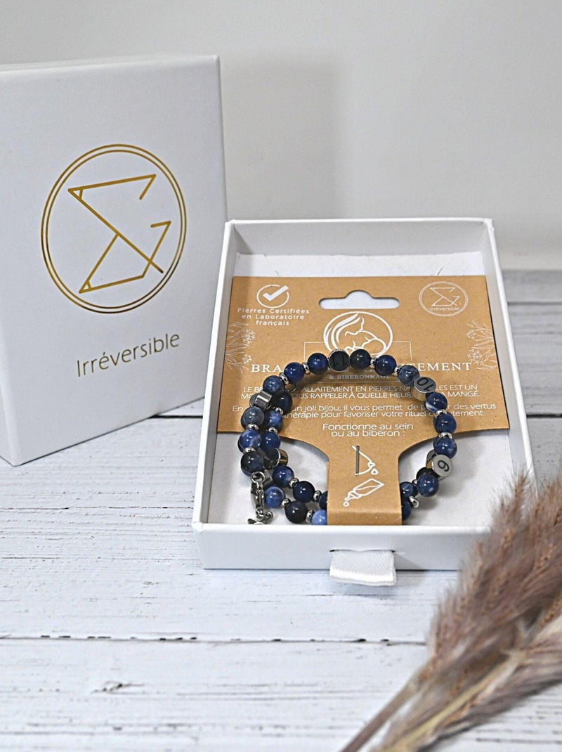 Bracelet d'allaitement - Sodalite Bleu foncé - Kiabi