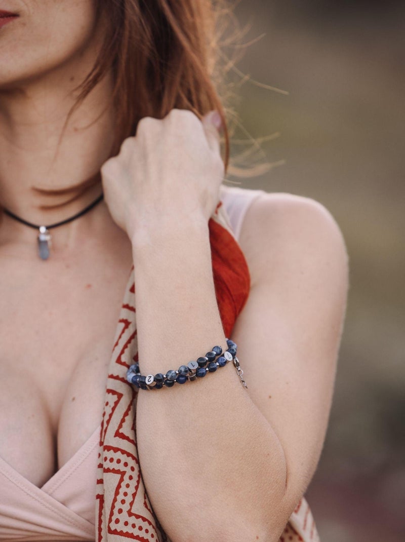 Bracelet d'allaitement - Sodalite Bleu foncé - Kiabi