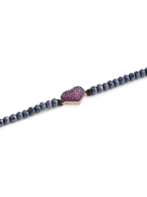 Bracelet d'amour Luxenter en argent 925 et zircon rubis avec finition plaquée or rose 18k - Kiabi Bracelet d'amour Luxenter en argent 925 et zircon rubis avec finition plaquée or rose 18k - Kiabi
