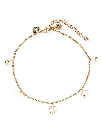 Bracelet de cheville Luxenter et plaqué or 18k - Basal