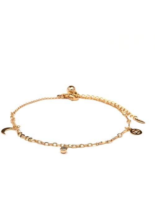 Bracelet de cheville Luxenter et plaqué or 18k - Duaha - Kiabi Bracelet de cheville Luxenter et plaqué or 18k - Duaha - Kiabi