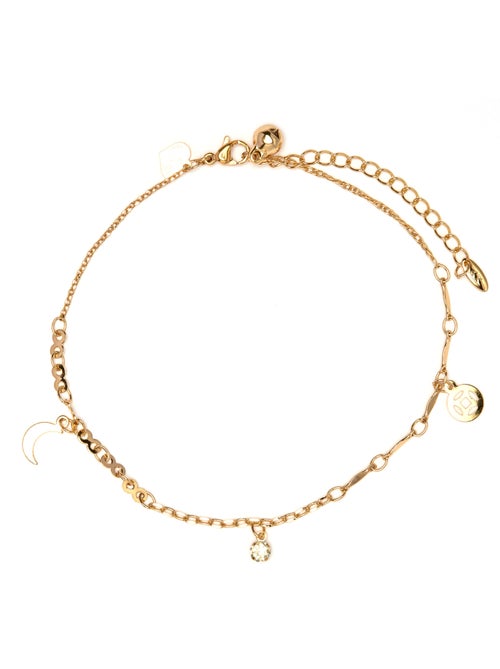 Bracelet de cheville Luxenter et plaqué or 18k - Duaha - Kiabi Bracelet de cheville Luxenter et plaqué or 18k - Duaha - Kiabi