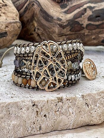 Bracelet de créativité en plaqué or