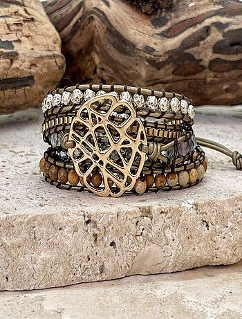 Bracelet de créativité en plaqué or