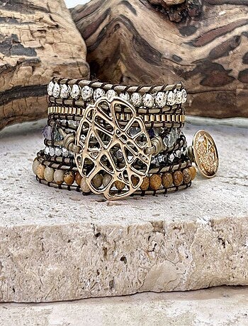 Bracelet de créativité en plaqué or