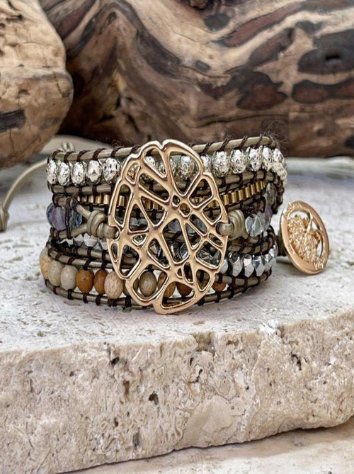 Bracelet de créativité en plaqué or - Kiabi