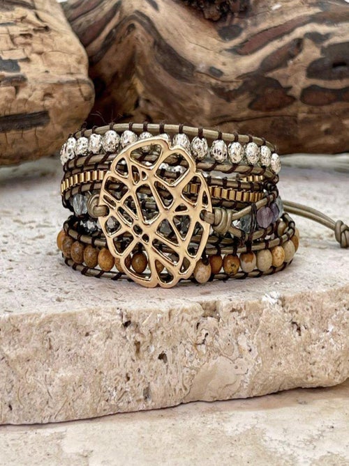 Bracelet de créativité en plaqué or - Kiabi