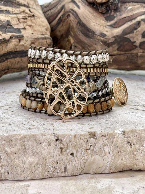 Bracelet de créativité en plaqué or - Kiabi