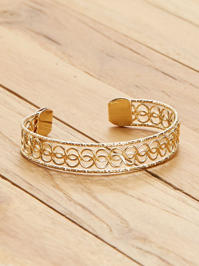 Bracelet doré avec chaînes or - Kiabi