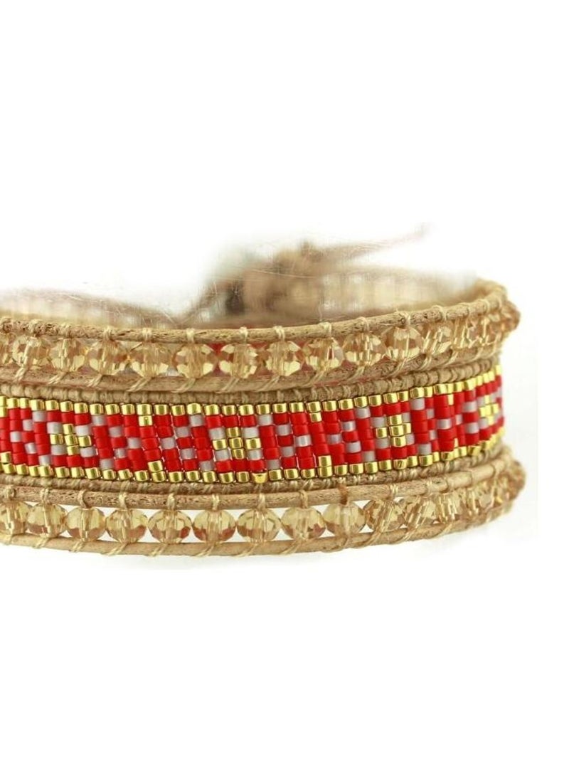 Bracelet Edyna - Rouge Rouge - Kiabi