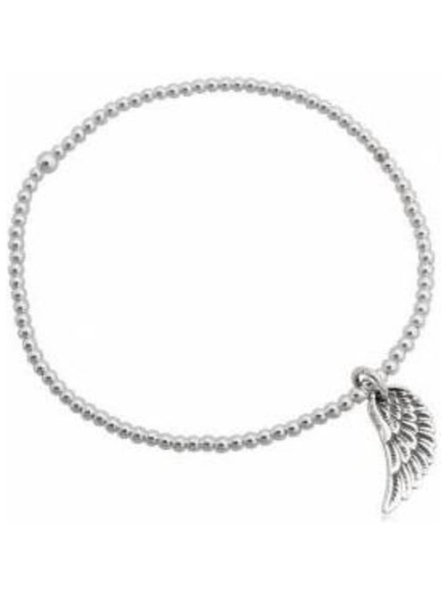 Bracelet élastique breloque aile, Bijoucolor - Kiabi