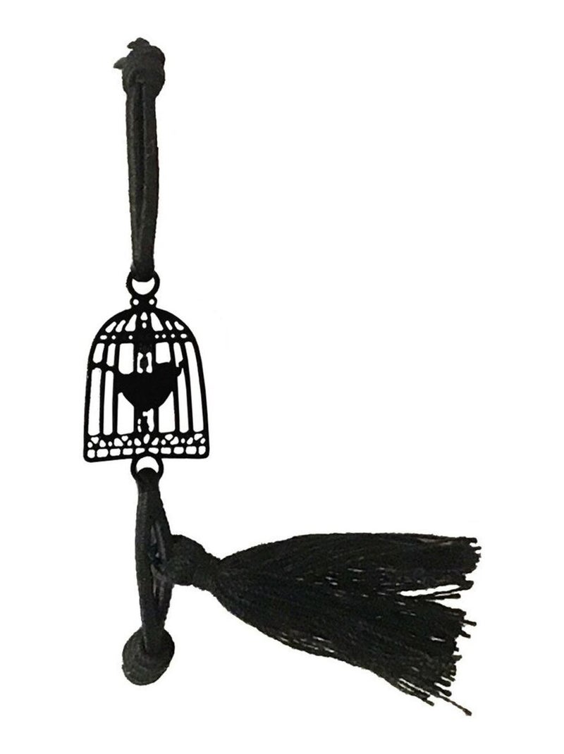Bracelet élastique fantaisie pour femme Cage Noir - Kiabi