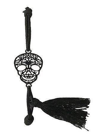 Bracelet élastique fantaisie pour femme Skull