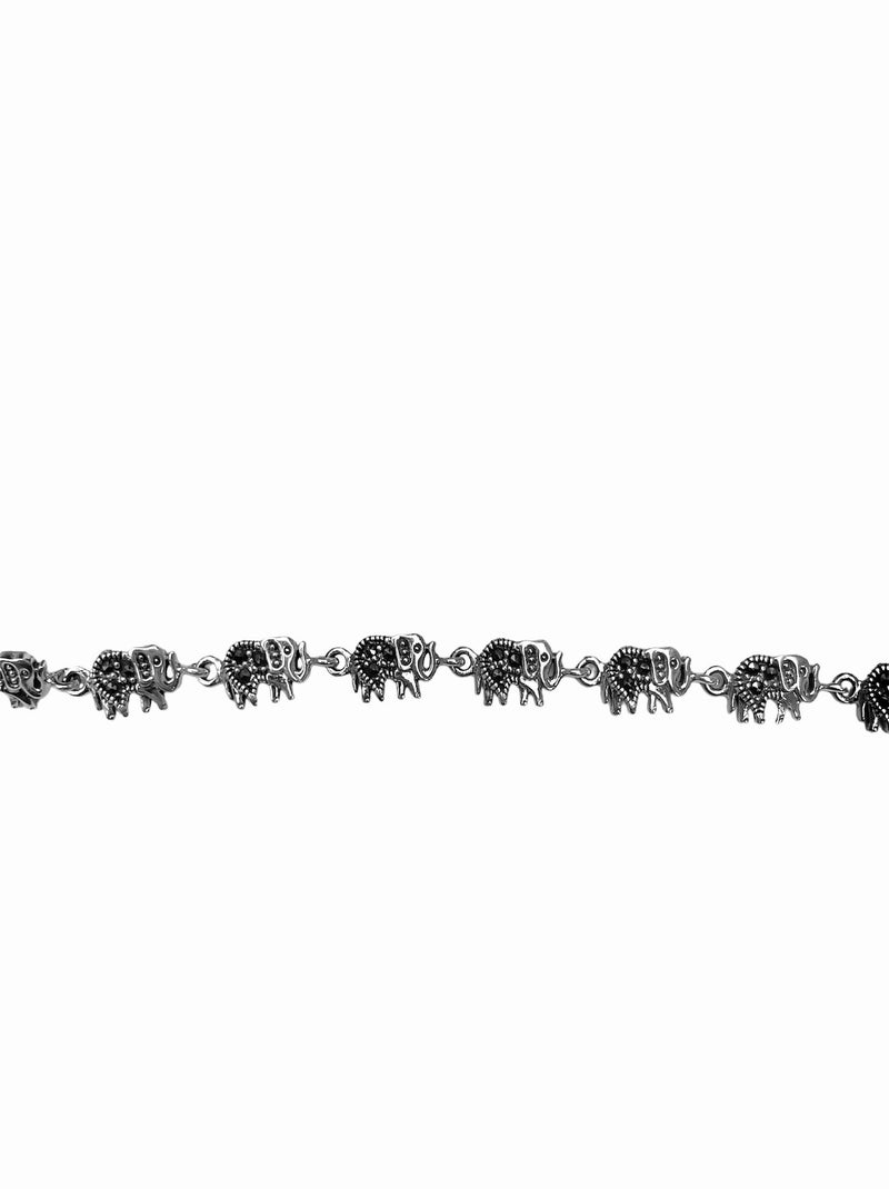 Bracelet éléphant en argent, Bijoucolor Argent - Kiabi