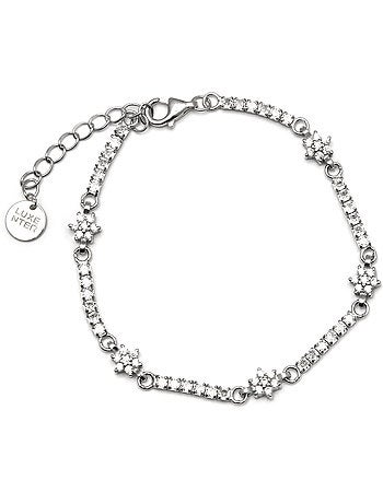 Bracelet en argent 925 Luxenter avec zirconium brillant plaqué rhodium - Dader