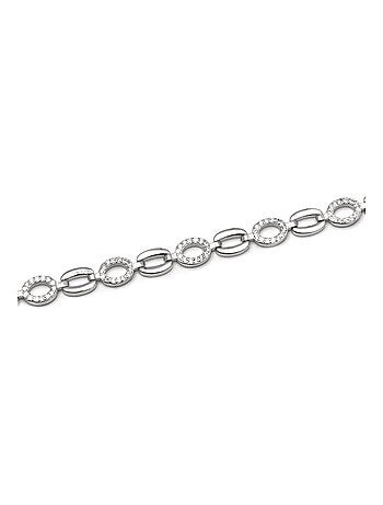 Bracelet en argent 925 Luxenter avec zirconium brillant plaqué rhodium - Lydas
