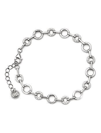 Bracelet en argent 925 Luxenter avec zirconium brillant plaqué rhodium - Pyxis