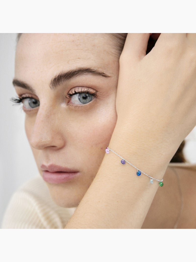 Bracelet en argent 925 Luxenter Rolcon Multicolore - Kiabi