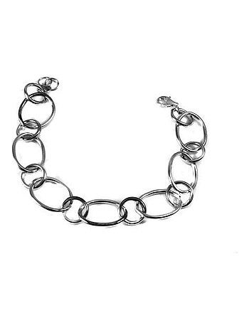 Bracelet en argent anneaux