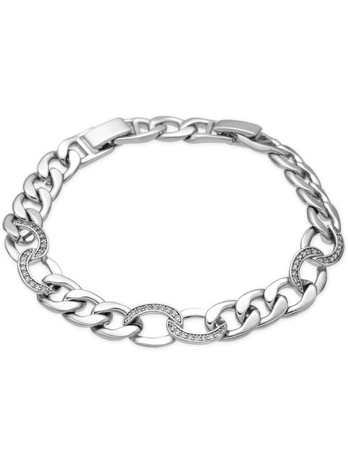 Bracelet en argent avec zircon brillant - Dunko - Kiabi