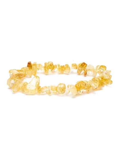 Bracelet en chips de citrine - Kiabi