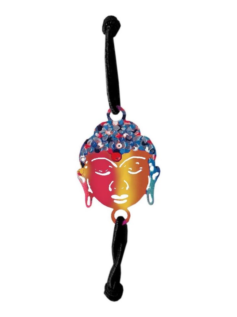 Bracelet fantaisie pour femme Bouddha modèle 1 Noir - Kiabi