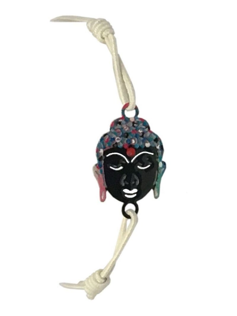 Bracelet fantaisie pour femme Bouddha modèle 3 Blanc - Kiabi