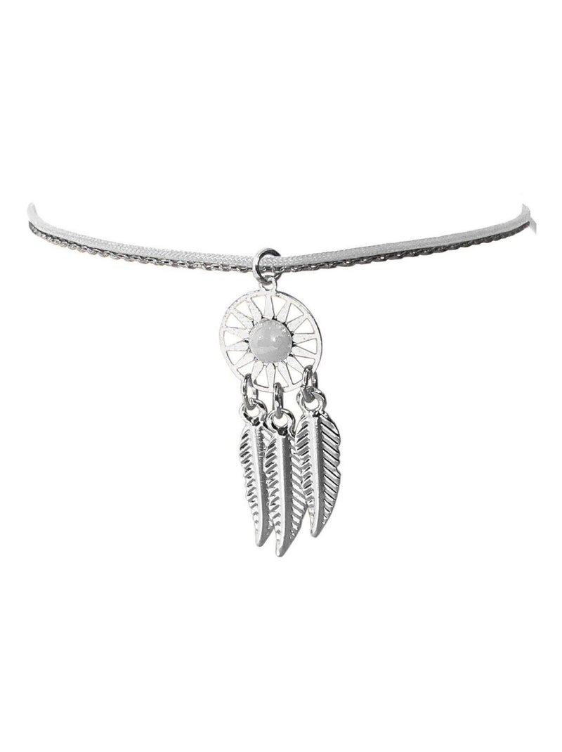 Bracelet Gris pour femme fantaisie thème Indien Argentée Argent - Kiabi