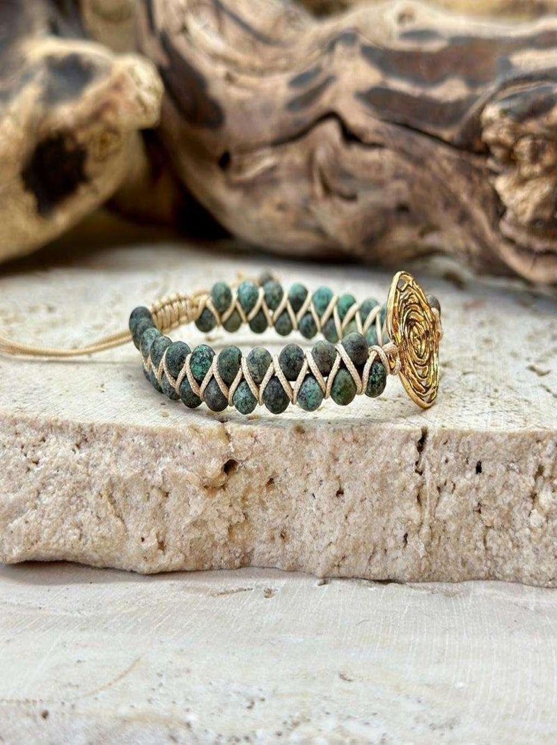 Bracelet harmonisation turquoise Vert - Kiabi