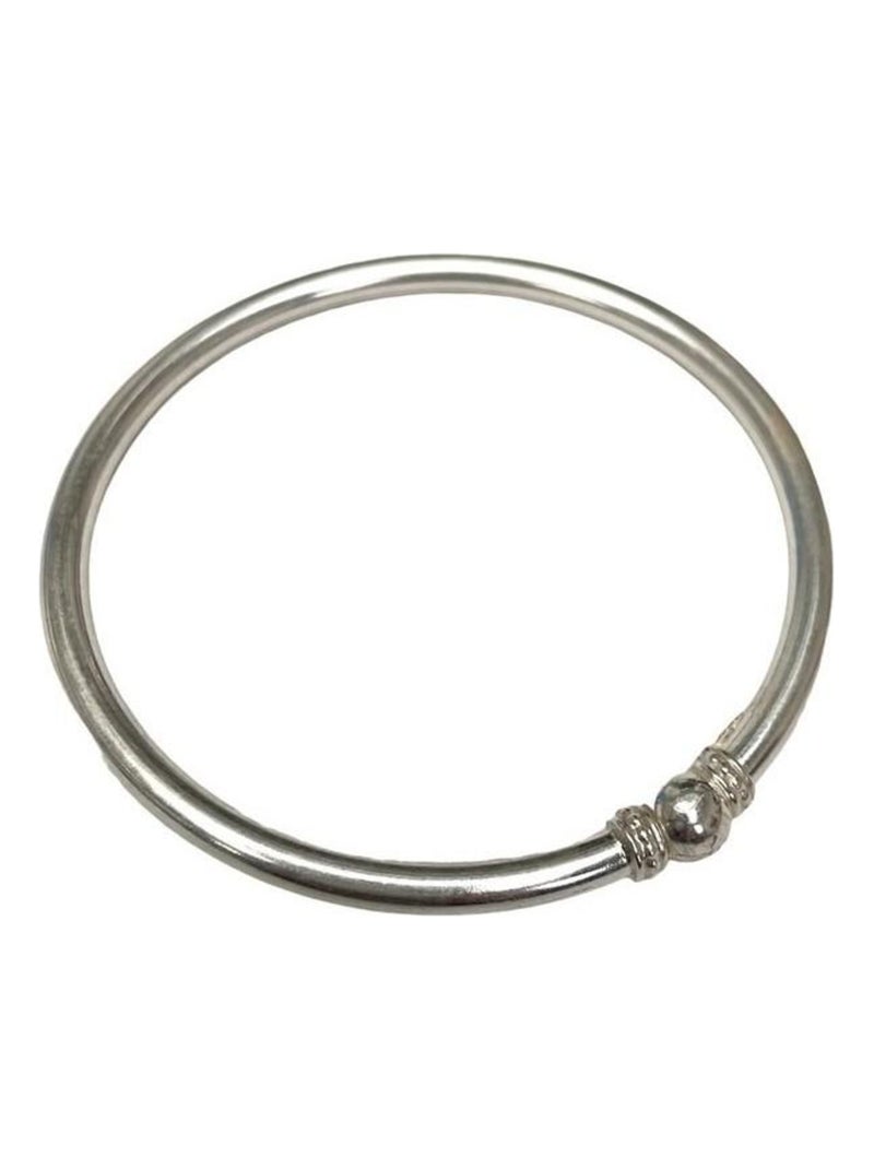 bracelet-indien-jonc-rigide-arrondi-bijoucolor-argent-0-00-kiabi