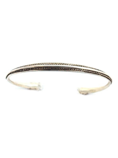 Bracelet jonc conique touareg en argent - Kiabi