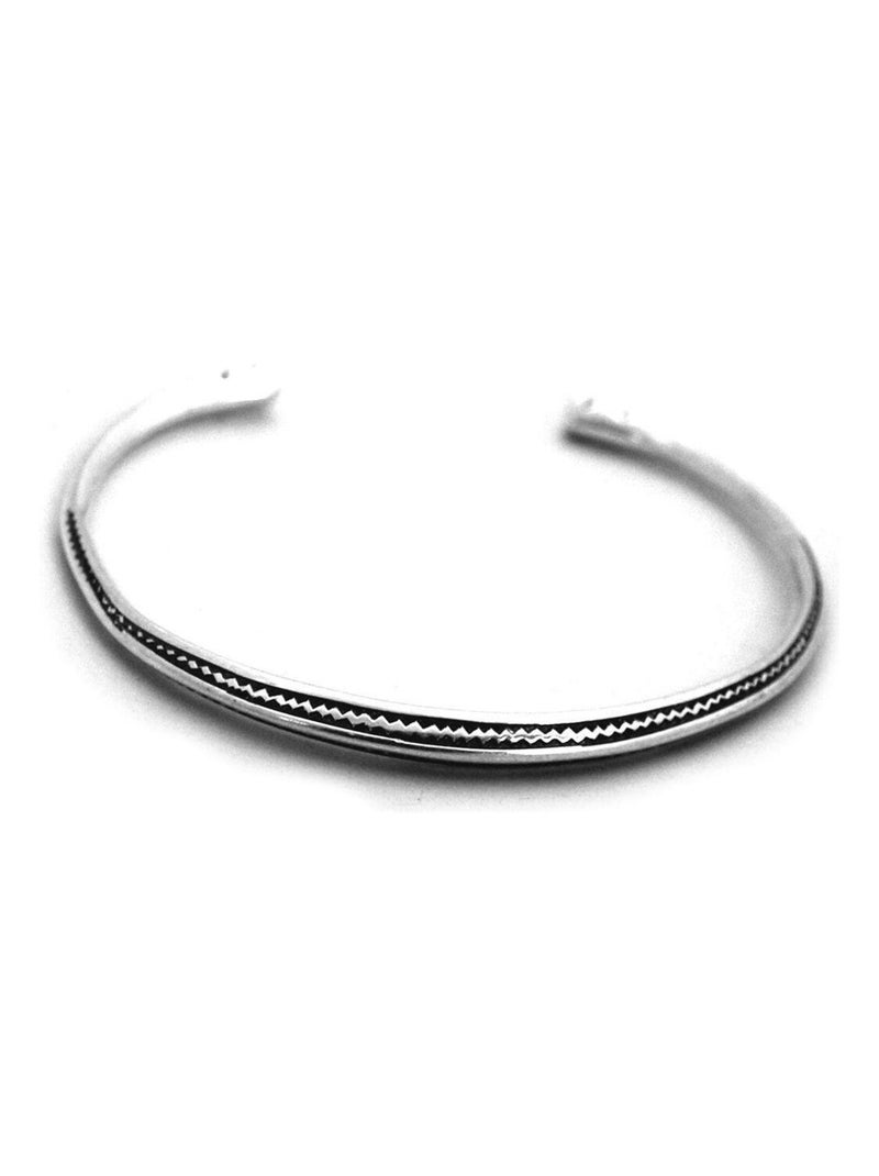 Bracelet jonc conique touareg en argent Argenté - Kiabi